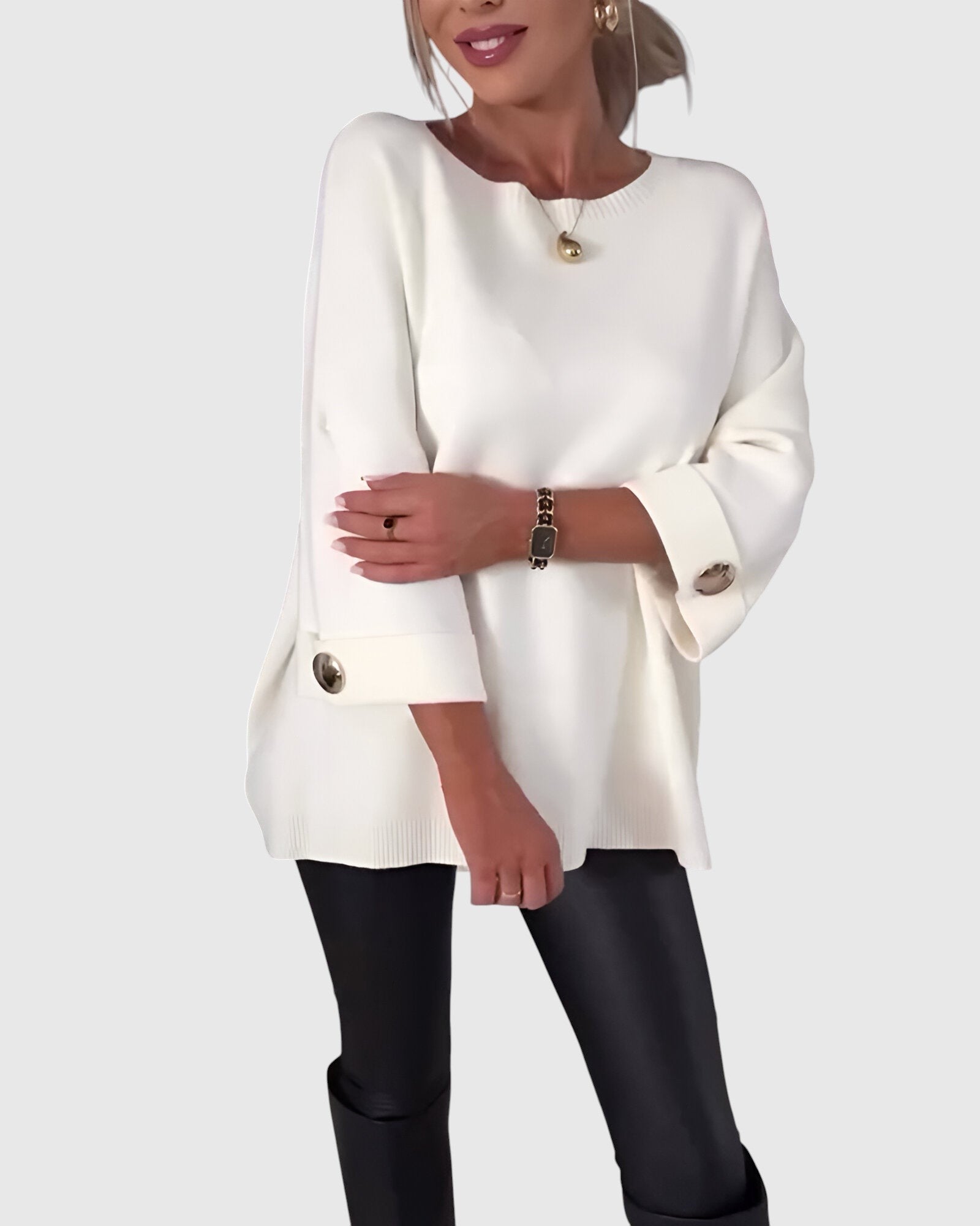 Janel - Elegáns mindennapi pulóver